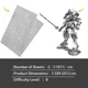 Конструктор металевий Metalhead Робот ASW-G-08 Барбатос з аніме Gundam - зображення 5