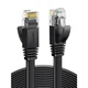 Патч-корд Ugreen Cat 6 U/UTP Lan Flat Cable 1m (Black) (UGR-50173) - изображение 2