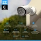 Вулична IP-камера відеоспостереження Amcrest 5 Мп PoE White (IP5M-B1186EW) - зображення 2