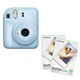 Бокс №1 Фотокамера Fujifilm Instax Mini 12 Pastel Blue + фотобумага 2х20 (16806092_set) - изображение 1
