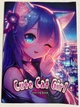 Розмальовка антистрес Cute Cat Girl 20 сторінок - зображення 1