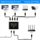 Ethernet разветвитель RJ45 1 на 4 порта 1000 Mbps - изображение 4