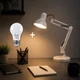 Настольная лампа VALESO SM-800A, металл + пластик, белый, E27, 60W - изображение 1