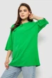 Футболка женская однотонная зеленый 244R3018 AGER 3XL - изображение 3