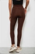 Лосины женские однотонные, цвет коричневый, XL, 214R155 - изображение 4