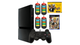 Консоль Sony PlayStation 2 Slim SCPH-7xxx Buzz! Hollywood Quiz Bundle Europe Black + Игра + Документация + Коробка Б/У - изображение 2
