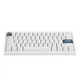 Бездротова механічна клавіатура CIDOO QK61 V2 White, компактна 60%, RGB підсвічування (2.4G/Bluetooth/USB) - зображення 4