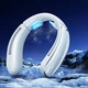 Портативный вентилятор Remax F20 Whirly Series Icy Bladeless на шею Беслопастный охладитель воздуха 3 скорости, аккумулятор 4000 mAh, уровень шума 45 дБ Белый - изображение 9