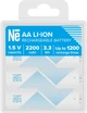 Akumulator Newell Li-ion AA 1.5 V / 2200 mAh 4 szt (5901891103397) - obraz 1