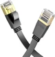 Мережевий кабель Hoco US07 General pure copper flat network cable 10 м Black (6931474780713) - зображення 1