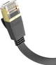 Мережевий кабель Hoco US07 General pure copper flat network cable 10 м Black (6931474780713) - зображення 2