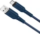 Кабель Hoco X59 USB to Type-C 3A, 1 м, nylon, TPE connectors Blue (6931474744944) - зображення 1