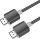 Кабель Hoco US08 HDTV 2.0 male-to-male 4K HD data cable 1 м Black (6931474799388) - зображення 4