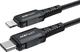 Кабель Acefast C4-01 Type-C to iP 3A, 30W, 1.8 м, nylon, zinc connectors Black (6974316281306) - зображення 2
