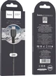 Кабель Hoco X20 USB to Type-C 3A, 3 м, PVC, TPE connectors Black (6957531068969) - зображення 7