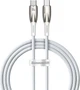 Кабель Baseus Glimmer Series Fast Charging Data Cable Type-C to Type-C 100W 1 м White (CADH000702) - зображення 1