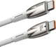 Кабель Baseus Glimmer Series Fast Charging Data Cable Type-C to Type-C 100W 1 м White (CADH000702) - зображення 4
