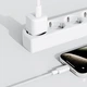 Кабель Acefast C18-03 USB-C to USB-C braid charging data cable White (6974316284253) - зображення 5