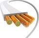 Кабель Baseus Free2Draw Mini Retractable Charging Cable Type-C to Type-C 100W 1 м Moon White (P10364500211-00) - зображення 7