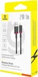Кабель Baseus Dura Series Fast Charging Cable USB to iP 2.4A 1 м Red-Black (P10377801U01-01) - зображення 2