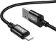 Кабель Hoco X91 Radiance charging data cable for iP 3 м Black (6931474788702) - зображення 2