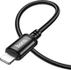 Кабель Hoco X91 Radiance charging data cable for iP 3 м Black (6931474788702) - зображення 4