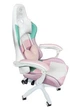 Крісло геймерське Bonro Lady 813 рожево-фіолетове з подушкою-серцем та відкидною спинкою (76-167-42300099) - зображення 3