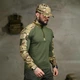 Тактический убакс 7.62 с липучками под шевроны олива мультикам размер 3XL - изображение 3