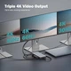 Порт-репликатор Digitus USB-C > 2xHDMI/DP/2xUSB-A/USB-C/SD/MicroSD/RJ54/DC/Audio - изображение 8