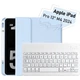 Чохол для планшета BeCover with keyboard Apple iPad Pro 13" M4 2024 Light Blue - зображення 1