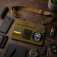 Тактична сумка через плече Cordura з патч-панеллю койот 30×18 см - зображення 8