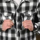 Фланелевая рубашка 7.62 Tactical Fix на пуговицах клетчатая черно-белая размер 2XL - изображение 6