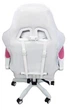 Кресло геймерское Bonro Lady 807 розово-белое с подушкой в форме сердца и мягкими подлокотниками (76-167-42300098) - изображение 4