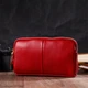 Стильный женский клатч Vintage красный на два отделения из натуральной кожи 60751 - изображение 10