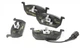 Комплект гальмівних колодок TEXTAR 2203501 Volkswagen Golf; Seat Leon; Skoda Octavia; Audi A3 5Q0698151T, 5Q0698151C, JZW698151AS - изображение 2