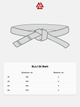 Пояс для БЖЖ The Rising Sun Premium BJJ Belt Blue А2 Цвет Синий (501406-200-A2) - изображение 7
