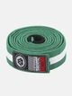 Детский пояс для БЖЖ Kids BJJ Gi Belt Green White Stripe M3 Цвет Белый (501280-402-M3) - изображение 1