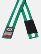 Детский пояс для БЖЖ Kids BJJ Gi Belt Green White Stripe M3 Цвет Белый (501280-402-M3) - изображение 2