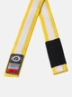 Детский пояс для БЖЖ Kids BJJ Gi Belt Yellow White Stripe M2 Цвет Белый (501280-932-M2) - изображение 2