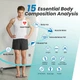 Весы напольные Lepulse F4 Smart Body Fat Scale, 15 показателей, Bluetooth 4.0, LCD 4.86| - изображение 4