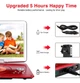 Портативный DVD-плеер YOOHOO 16.9”, 14.1” LCD, USB, SD, AV, красный - изображение 4