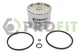 Фільтр паливний PROFIT 1532-1047 Audi 80; Volkswagen Jetta, Passat, LT, Transporter; Peugeot Boxer; Renault Espace, Master, Trafic; Fiat Ducato; Citroen Jumper; Iveco Daily; Ford Fiesta, Mondeo, Scorpio 061198552, 105640406001, 105640406002 - изображение 1