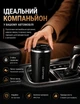 Термокружка для кави чаю термочашка з нержавіючої сталі термостакан з кришкою 510 мл чорна - зображення 2