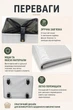 Корзина для белья для хранения грязного белья Rolling Bag тканевая корзина с ручками и колесами складной контейнер для вещей игрушек и грязного белья серая - изображение 2