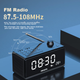 PHILIPS TAR3578 Настільний динамік Bluetooth-динамік Будильник Радіо для літніх людей Портативний багатофункціональний приліжковий тумбочка-плеєр з білим динаміком - зображення 9