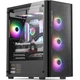 Segotep Wide Axe 5 Black, корпус для настільного комп'ютера (роз'єм MATX / скляна бічна панель / водяне охолодження 240 мм / панель охолодження із залізної сітки / корпус для ігрового ПК для домашнього офісу) - изображение 5