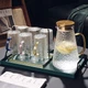 Набор стеклянных чашек CRISTALGLASS для дома, чашки для заваривания чая, чашки для питья воды, термостойкие, роскошный высококачественный кувшин с кованым узором. - изображение 1