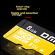 Карта памяти DM Daimai 8 ГБ TF (MicroSD), желтая, высокоскоростная карта памяти C10 для мобильных телефонов, видеорегистраторов и камер видеонаблюдения. - изображение 7