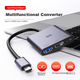 DM Daimai Type-C Three-In Expansion Dock, USB-C to H DM IPD100W/USB3.0 Expansion Integrated Phone Laptop Converter, CHB026 - изображение 4