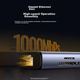 Док-станция расширения UGREEN Type-C, док-станция расширения HDMI, конвертер для зеркального отображения экрана, сетевой концентратор, кард-ридер, совместима с ноутбуками Apple Mac 16/17 и Huawei, Thunderbolt 4. - изображение 5